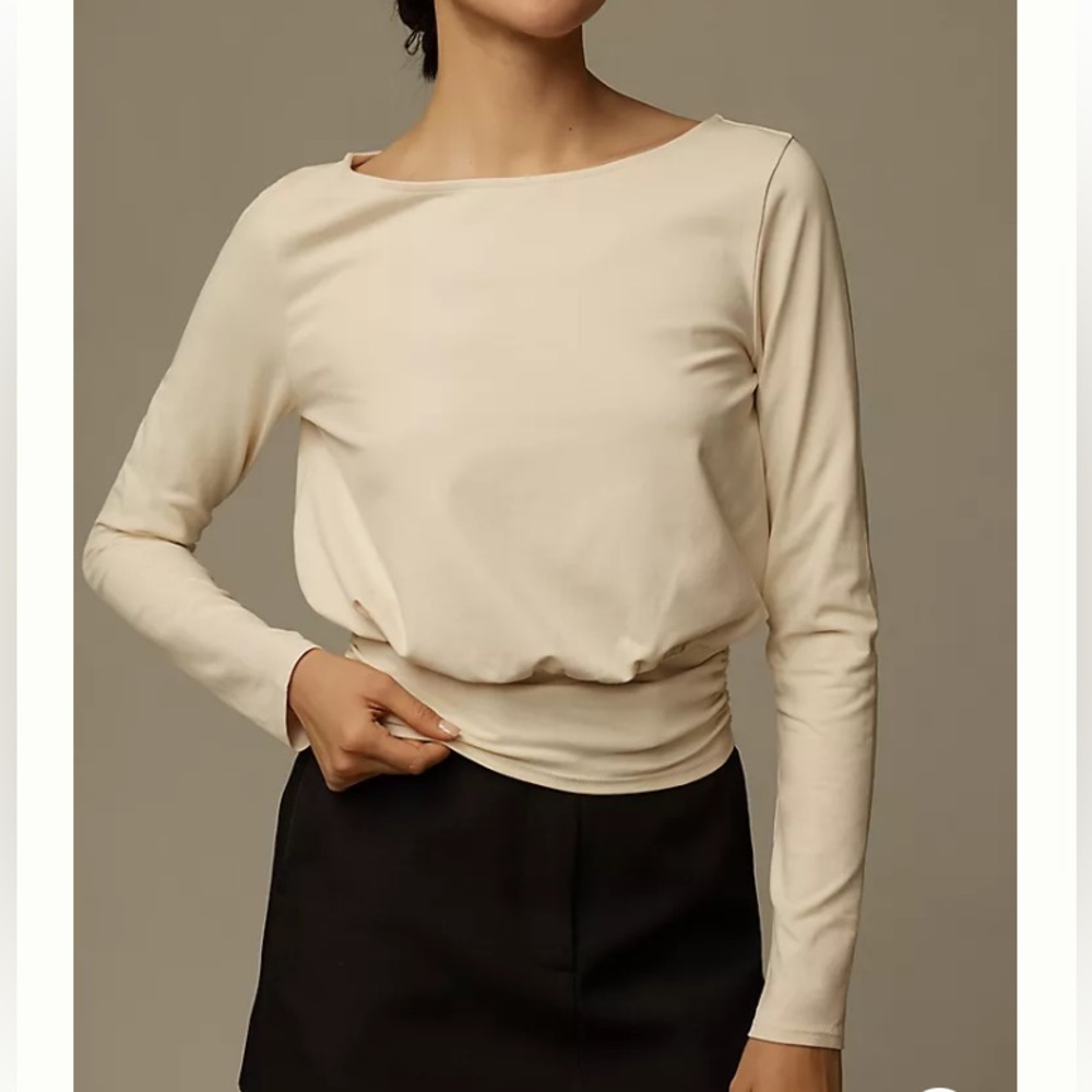 Anthropologie Nation Los Angeles Lilah Boat-Neck Top